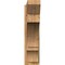 Ekena Millwork Balboa Slat Rough Sawn Outlooker, Western Red Cedar, 8"W x 32"D x 32"H OUT08X32X32BOA06RWR - alternate 3